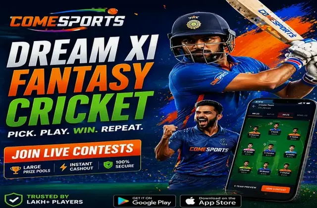 Come (Come App) fantasy cricket & matchday visual 1